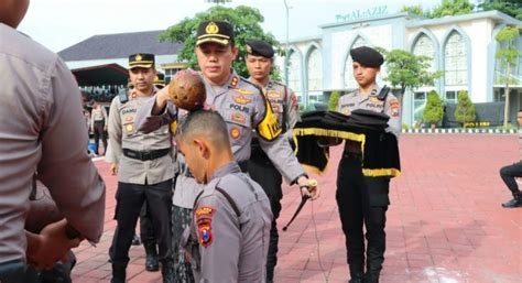 Pembinaan Tradisi Bintara Remaja Kapolres Gresik Melindungi