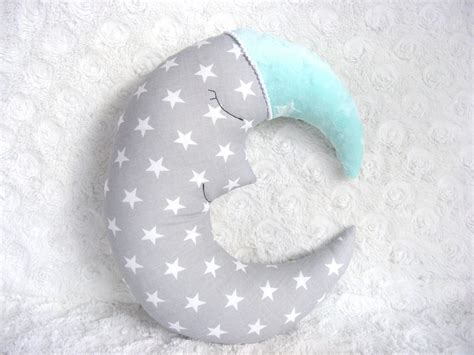 Moon Pillow Moon Cushion Crescent Moon Pillow Nursery Decor Etsy