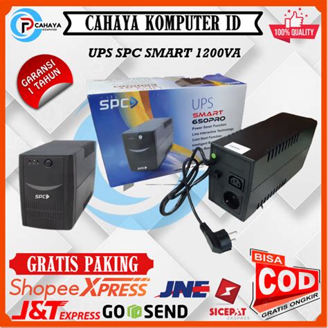 Jual UPS SPC Smart 1200 VA Murah Garansi 1 Tahun Shopee Indonesia