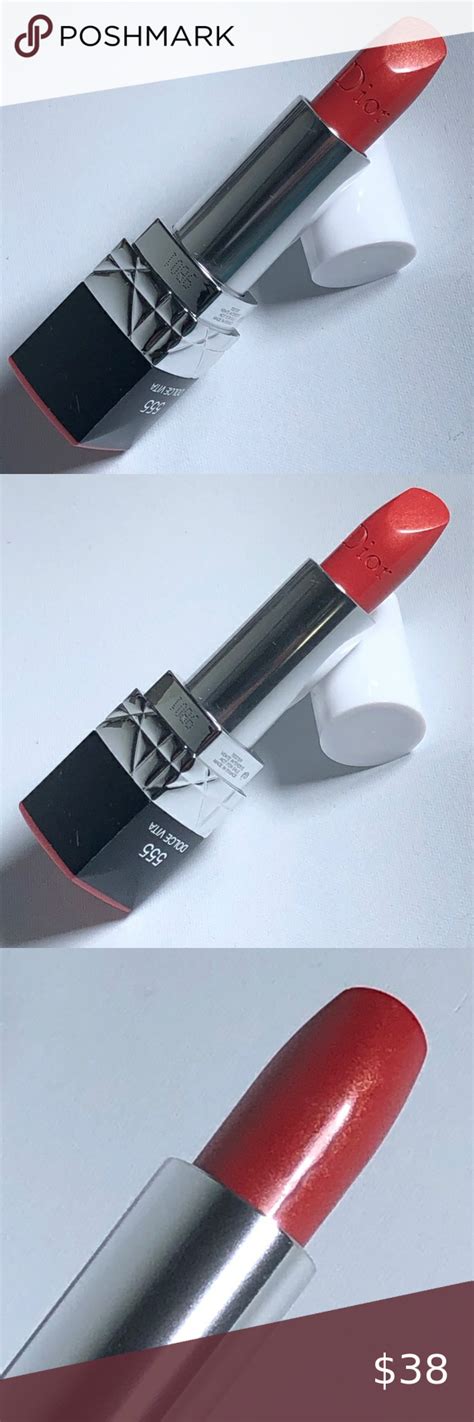 Dior Lipstick Dolce Vita #555 in 2022 | Dior lipstick, Cosmetics, Dior