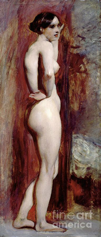 Female Nude From The Side 1830 Painting By William Etty Pixels