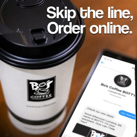 Skip The Lines And Order Online With Bos Coffee Advance Ordering Botty