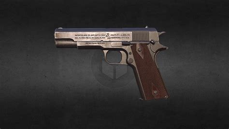 Colt 1911 Download Free 3d Model By Hung Do Hungdo E9c4fa7