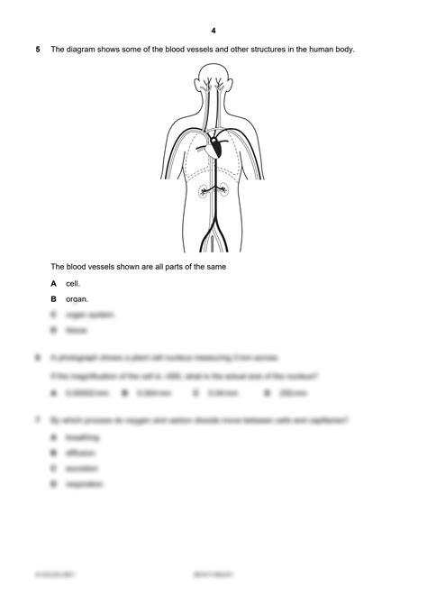 Solution Igcse Biology Past Paper 2021 Studypool