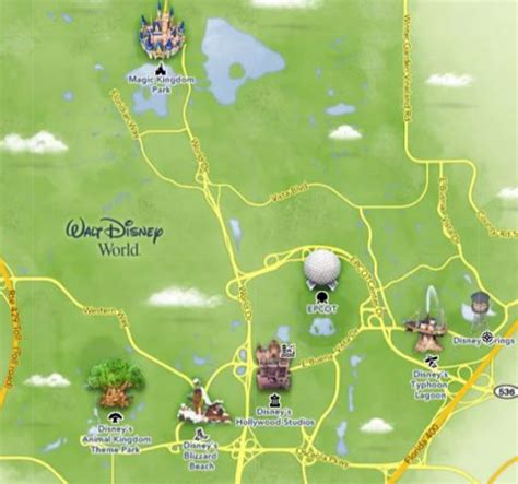 Walt Disney World Maps - All Four Parks and Skyliner Navigation