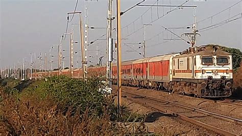 Pair Of High Speed Train Gujarat Sf Express Haridwar