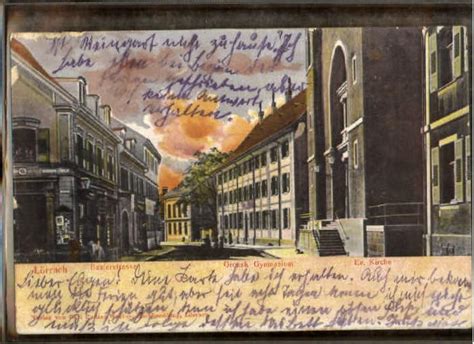 Postkarte Carte Postale 40190203 Loerrach Loerrach Schule Baslerstrasse