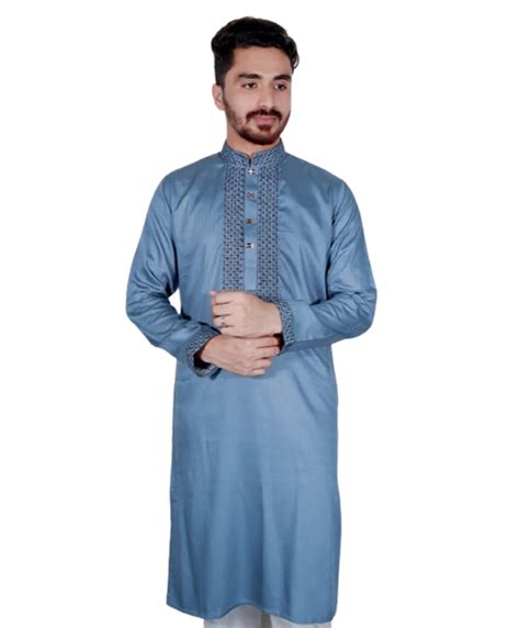 Embroidary Panjabi Sky Blue Wafilife