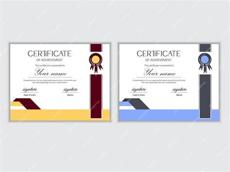 premium vector certificate appreciation design