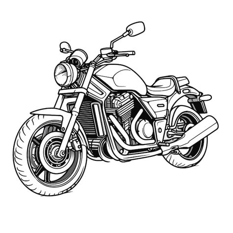 Gratis Vectors En Illustraties Met Motorfiets Tekening Downloaden Freepik