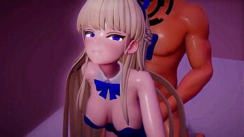 Blue Archive Toki Hentai Bunny Girl Playboy BlowJob And Sex Blonde Girl MMD 3D Blue Ribbon CLIP
