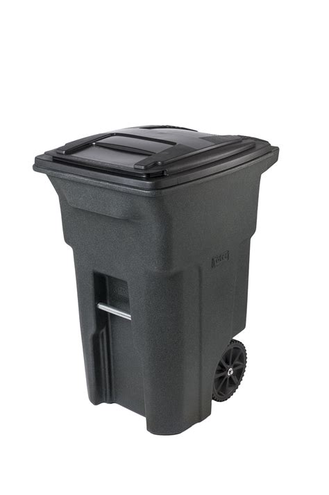 64 Gal. Trash Can Greenstone with Wheels and Lid - Walmart.com ...