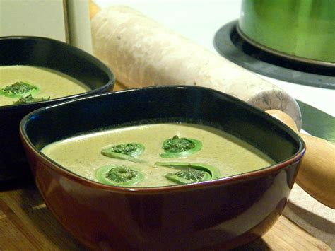 Cream Of Fiddleheads Soup Recipe Old Farmers Almanac