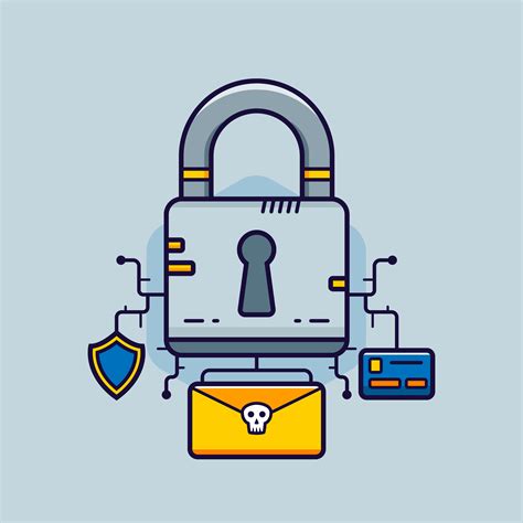cyber security vector  vector art  vecteezy