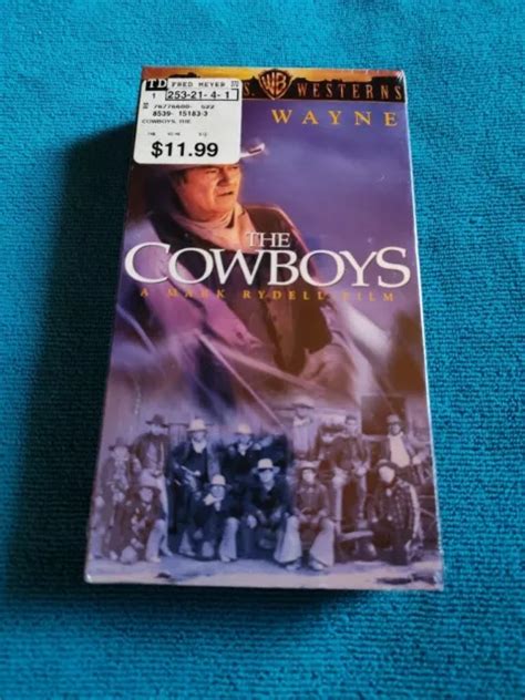The Cowboys John Wayne Vhs 1997 Warner Bros Westerns Collection