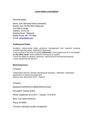 Curriculum Vitae PDF