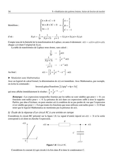 Automatique Syst Mes Lin Aires Et Non Lin Aires Pdf