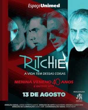 Quantos Anos Tem O Ritchie - Ritchie retoma aos palcos para comemorar 40 anos de carreira