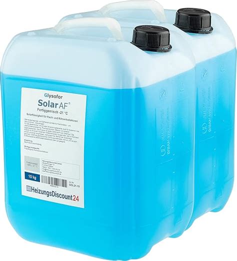 Liter Solarfl Ssigkeit Bis C Frostschutz Solarfluid