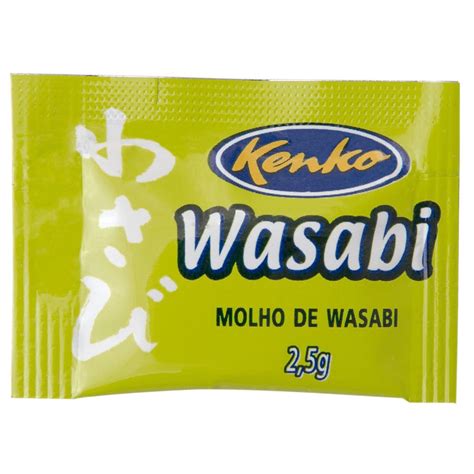 Unidades De Sach De Wasabi Kenko Gr Raiz Forte Em Pasta Para