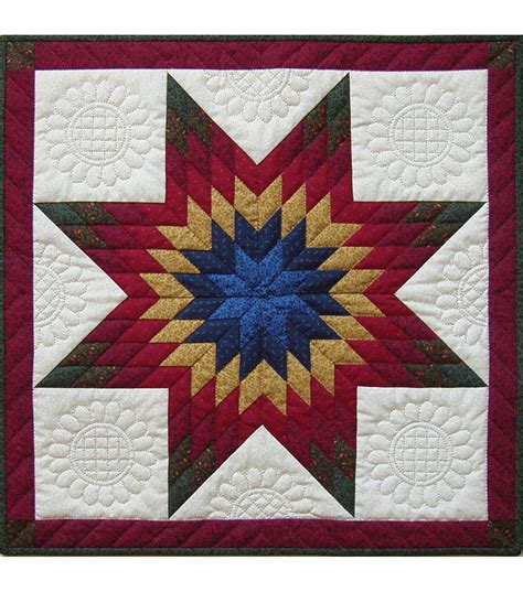 Rachelu0027s Of Greenfield Lone Star Wall Quilt Kit 22u0022x22u0022