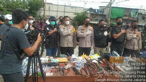 Penggerebekan Narkoba Di Kampung Bahari Tanjung Priok Jakarta Utara