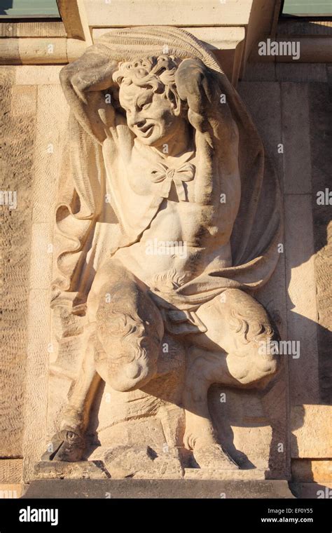 Centaur Marble Statue In Dresden Zwinger Germany Stock Photo Alamy