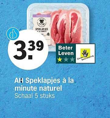 Ah Speklapjes A La Minute Naturel Aanbieding Bij Albert Heijn Folders Nl