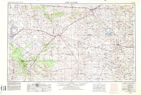 Fort Sumner Nm 1954 250000 Scale Map By United States Geological