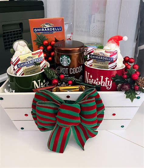 Christmas Hot Cocoa Gift Basket Etsy