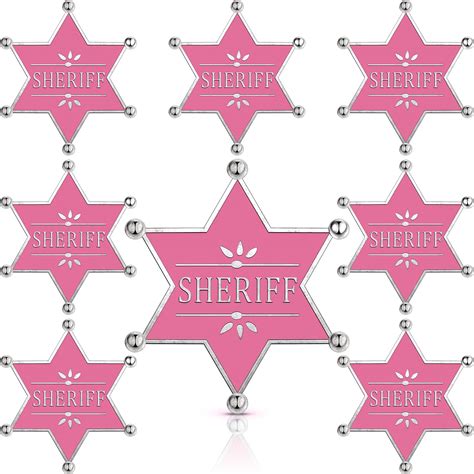 Pink Sheriff Badge