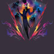 Disney Villains Dr Facilier 90S Rock Band Neon Digital Art By Tran