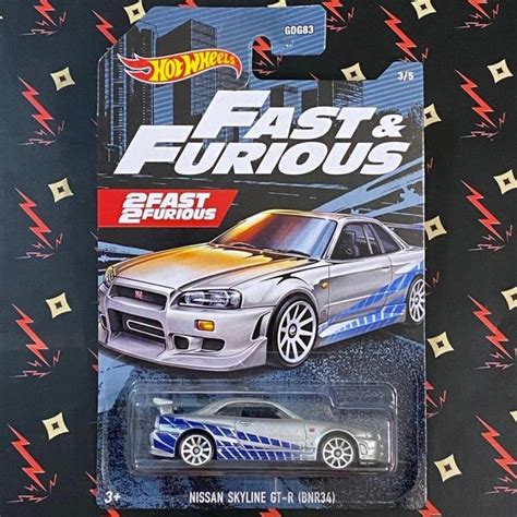 Jual Hot Wheels Nissan Skyline Gt R Bnr Gtr R Fast Furious Original Shopee Indonesia