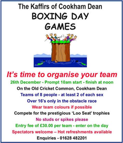 Boxing Day Games