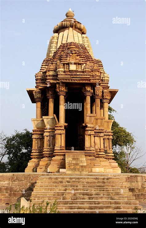 Chaturbhuj Temple, Khajuraho Stock Photo - Alamy