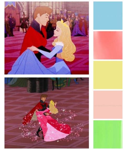 Sleeping Beauty Color Scheme Disney Color Palette Sleeping Beauty