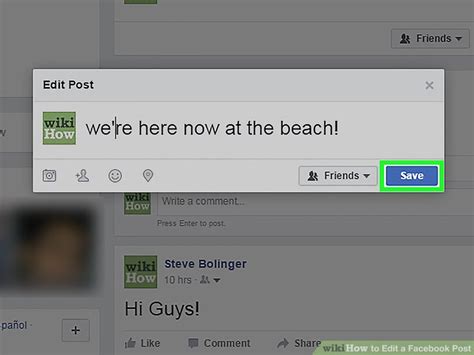 How To Edit A Facebook Post 12 Steps With Pictures Wikihow