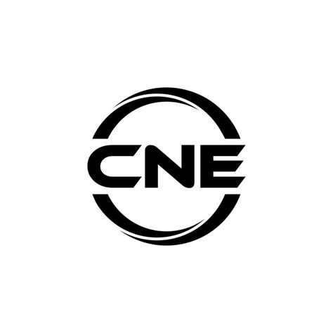 CNE letter logo design in illustration. Vector logo, calligraphy designs for logo, Poster ...