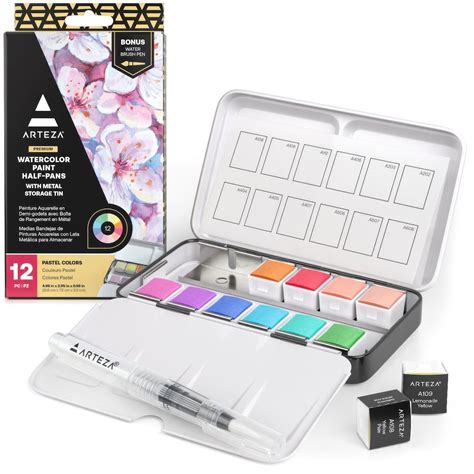 Arteza® Pastel Watercolor Half Pan Set Michaels