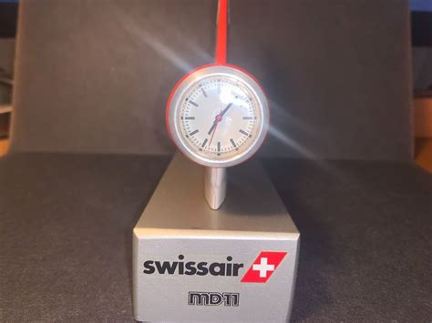 Mondaine Uhr Im Hecktriebwerk Einer MD11 Von Swissair Kaufen Auf Ricardo