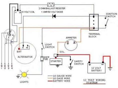 Mf 231 Tractor Wiring Diagram Alternator