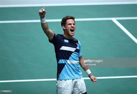 News Photo Diego Schwartzman Of Argentina Celebrates Victory