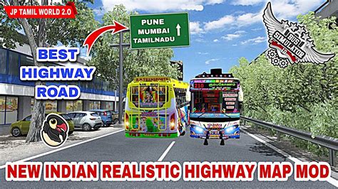 🤩new Indian Realistic Longest Highway Map Mod For Bus Simulator