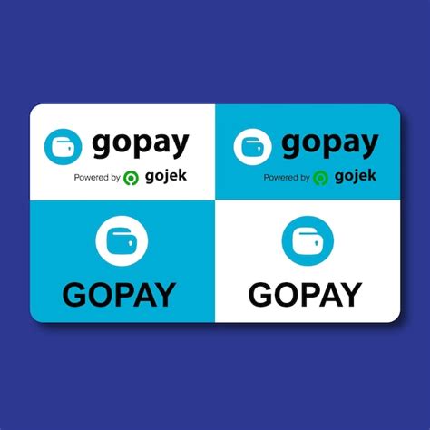 Premium Vector | Gopay Logo Flat Digital Company