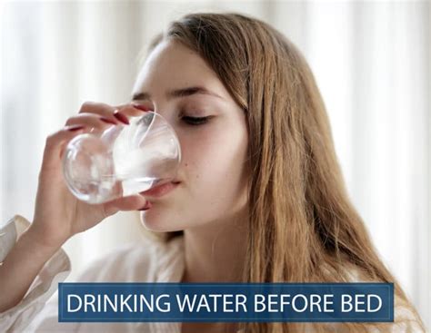 Drinking Water Before Bed Health Benefits Sleepy Home