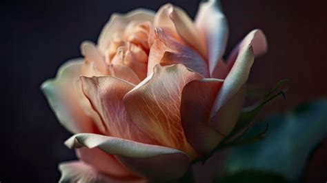 Premium Ai Image A Close Up Of A Pink Rose With The Word Rose On It