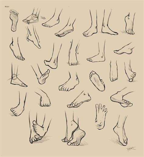 Tutorial Pés Feet Drawing Body Drawing Drawing Poses Manga Drawing