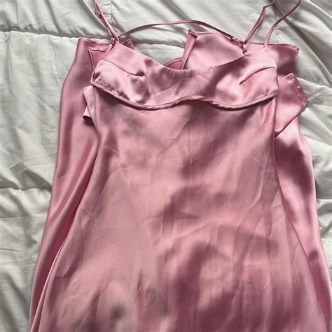 Zara Womens Pink Dress Depop