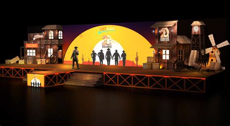 Stage Design As Per Wild West Theme On Behance