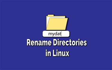 How To Rename Directories In Linux Using Terminal TechSphinx